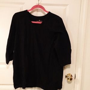 Woman within 3/4" shirt